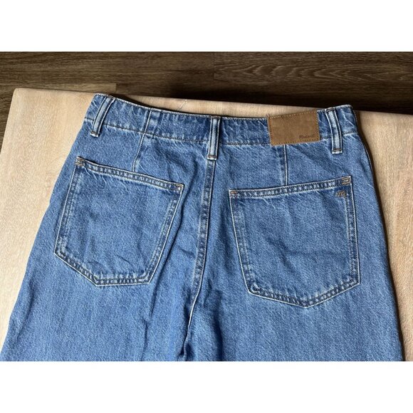 Madewell Wide Sweep Denim Trousers in Java Medium Wash Size 26 - Picture 5 of 11